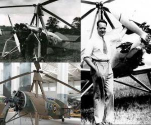 yapboz Juan de la Cierva y Codorniu (1895 - 1936) autogyro, bugünün helikopter biriminin öncüsü icat etti.